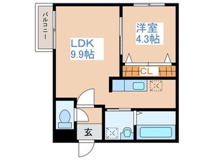 メニ－ズコ－トⅡの物件間取画像